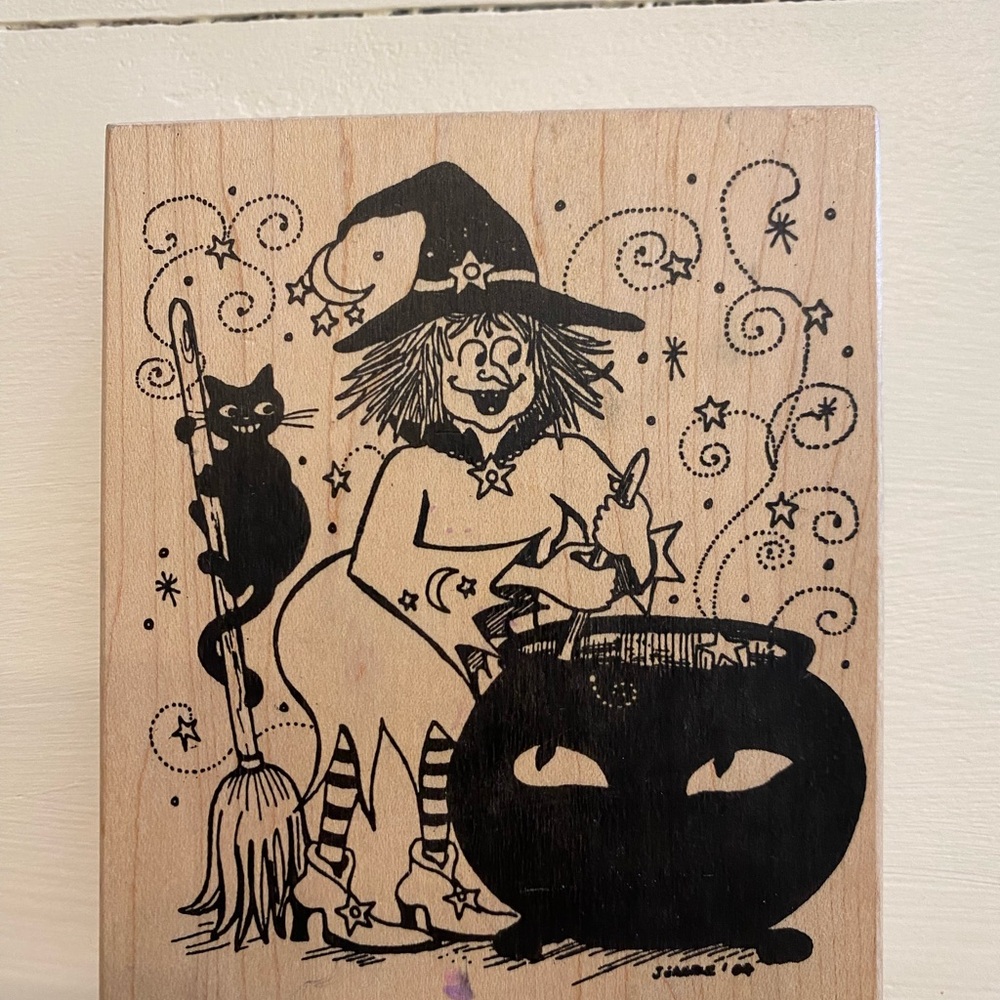 3 Large Notrthwoods Rubber Stamps Halloween Spooky Rubber Stamps For Art & Craft